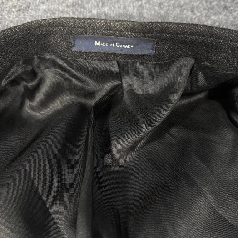 Ralph Ralph Lauren Blazer Herringbone Wool Sport Coat 39R Charcoal Gray Canada
